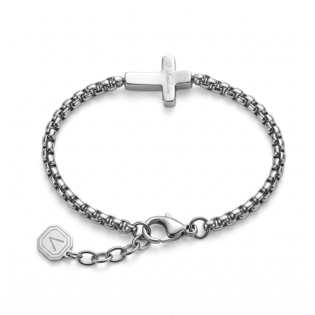 Contigo Curved Cross Bracelet