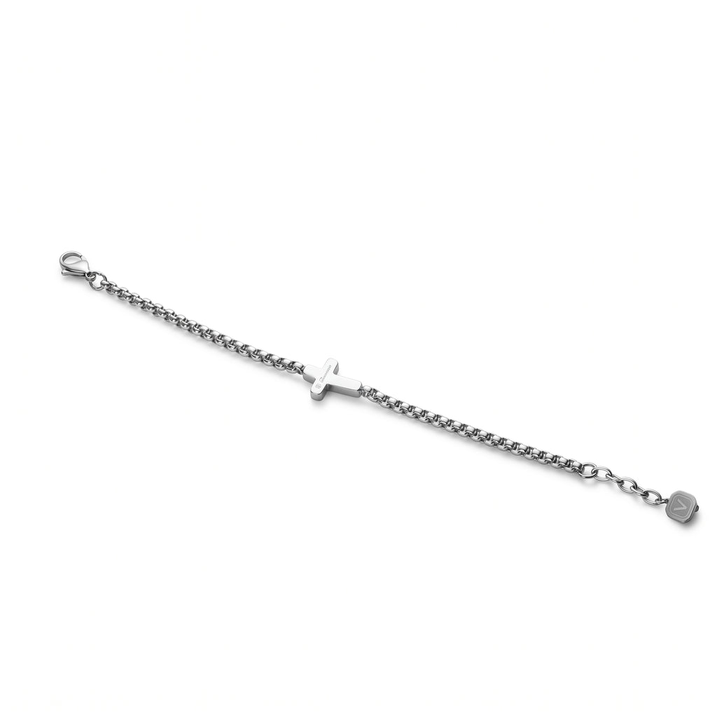 Contigo Curved Cross Bracelet