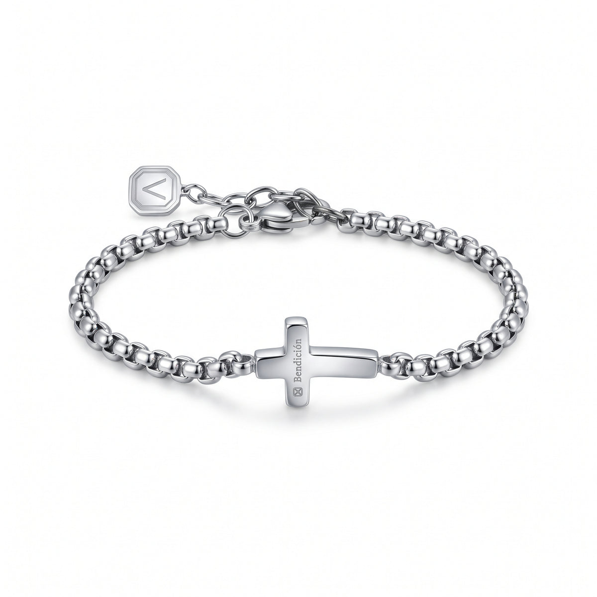 Contigo Curved Cross Bracelet