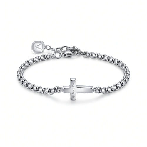 Contigo Curved Cross Bracelet
