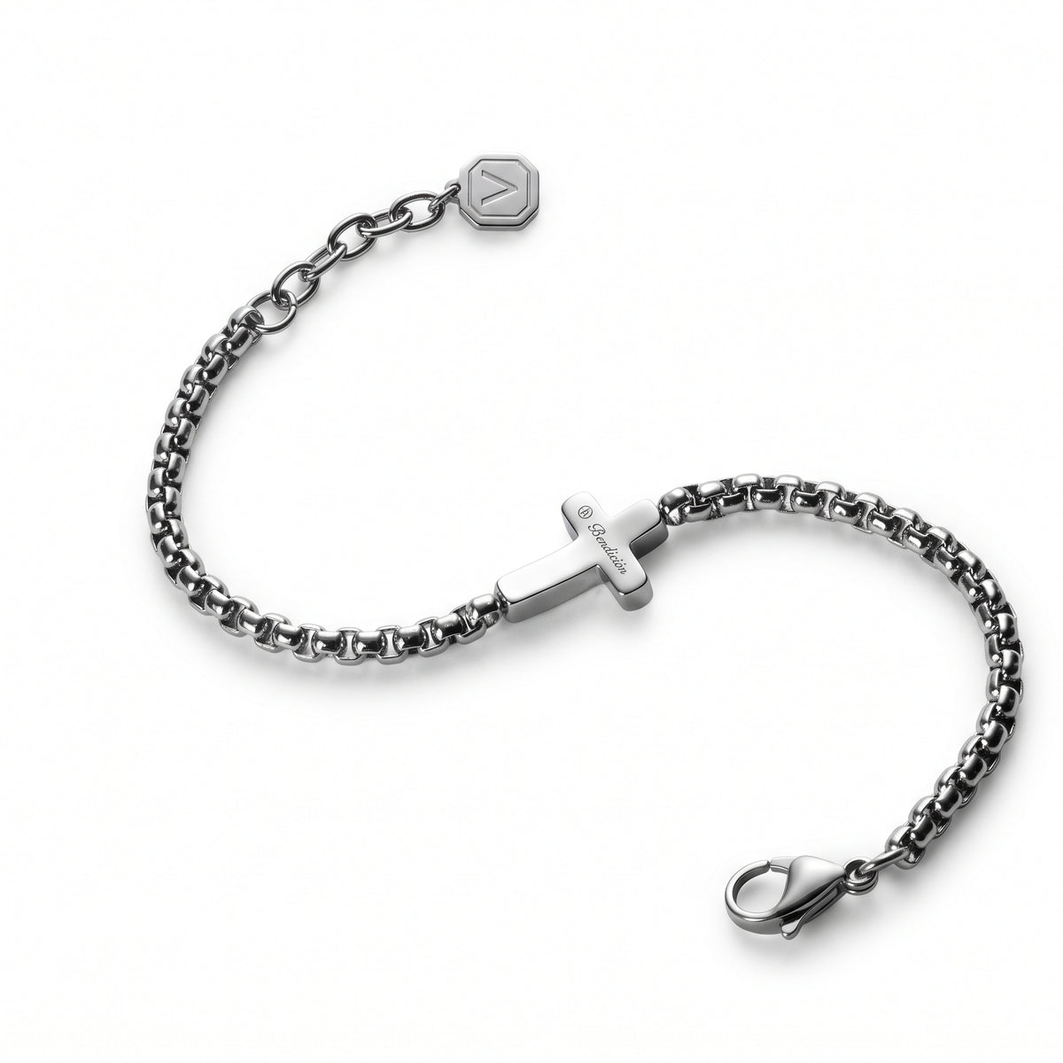 Contigo Curved Cross Bracelet