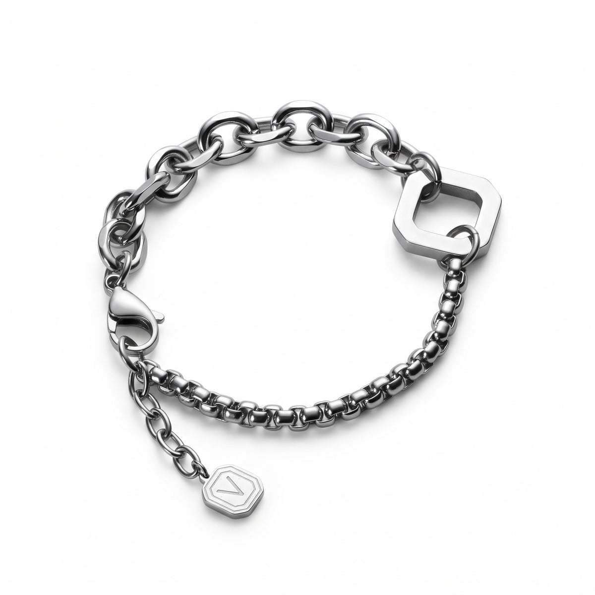 Pilar Square Clasp Bracelet