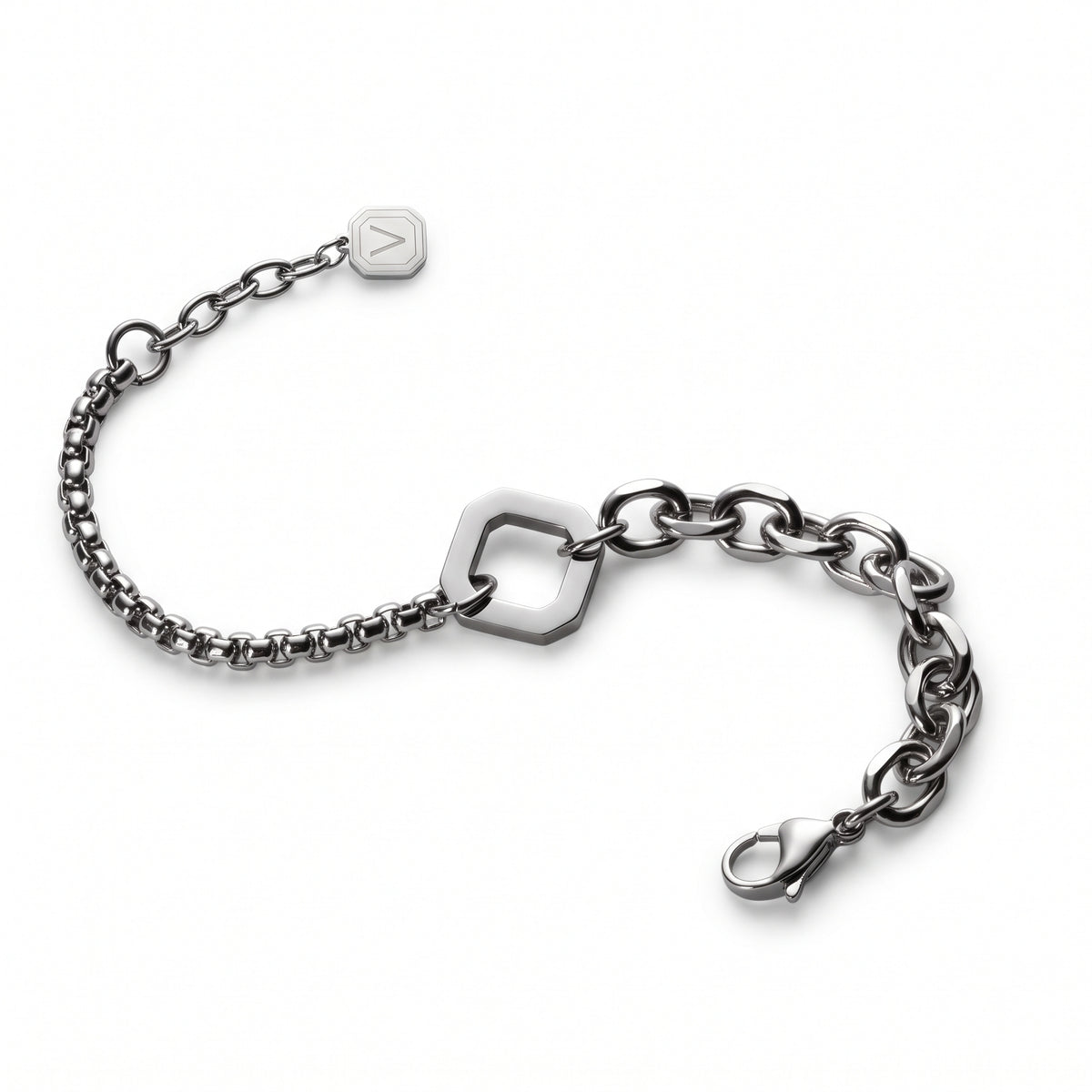 Pilar Square Clasp Bracelet