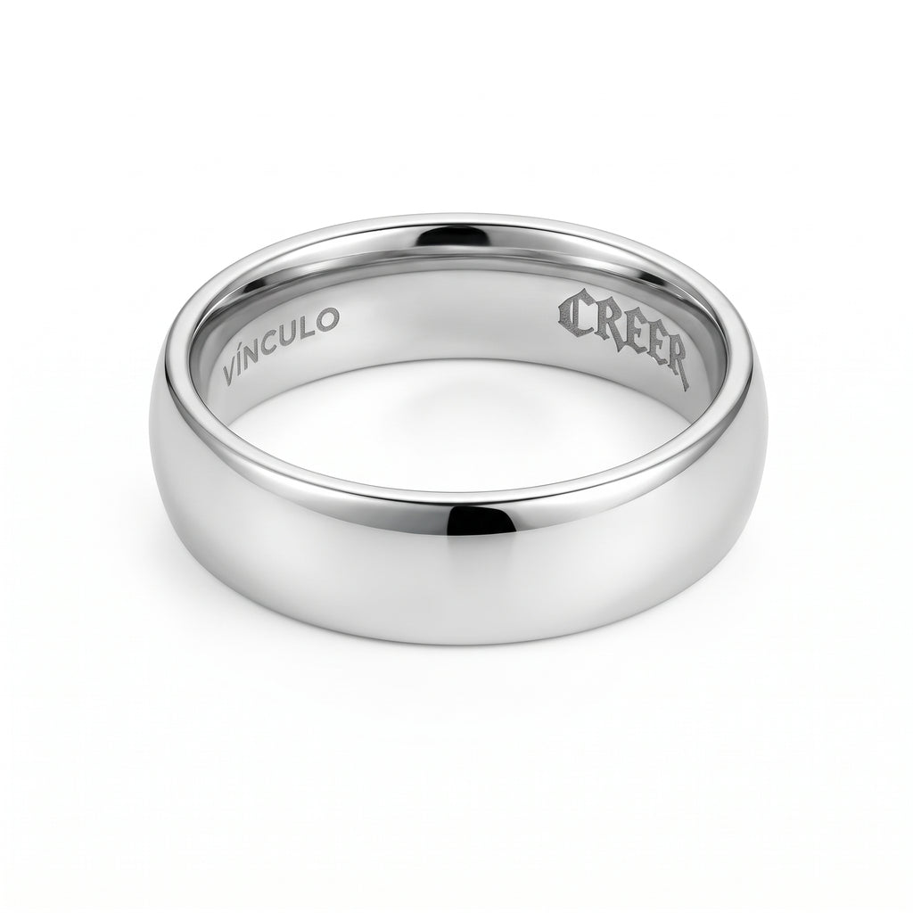 Pilar Polished Round Ring