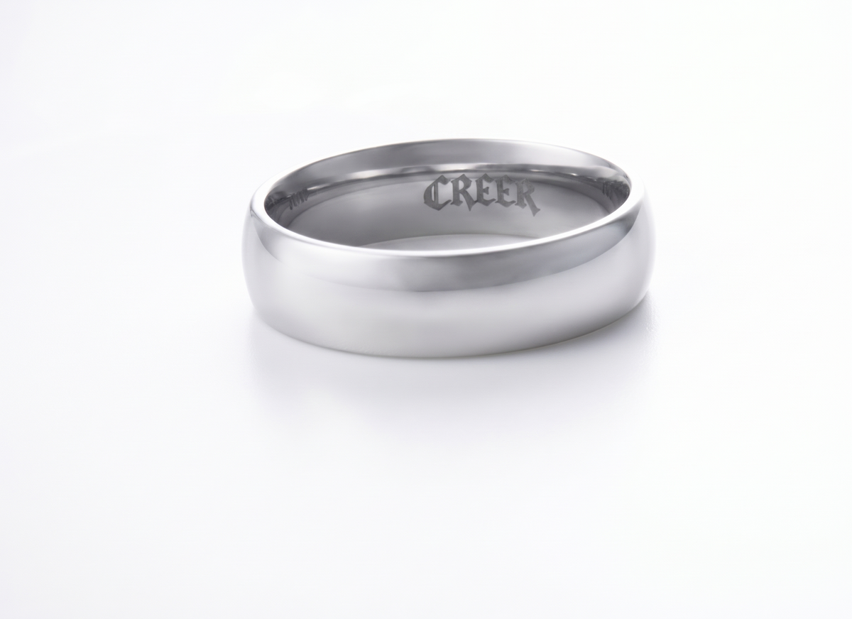 Pilar Polished Round Ring