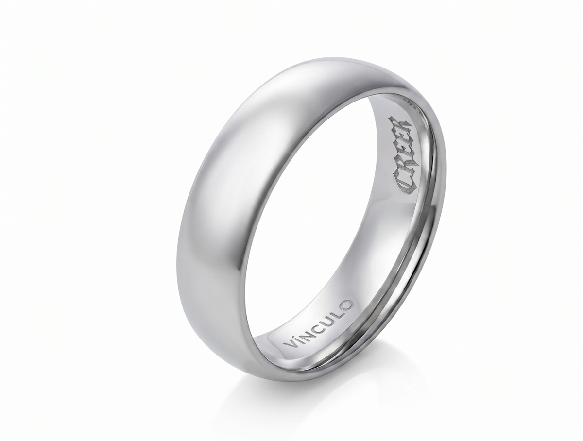Pilar Polished Round Ring