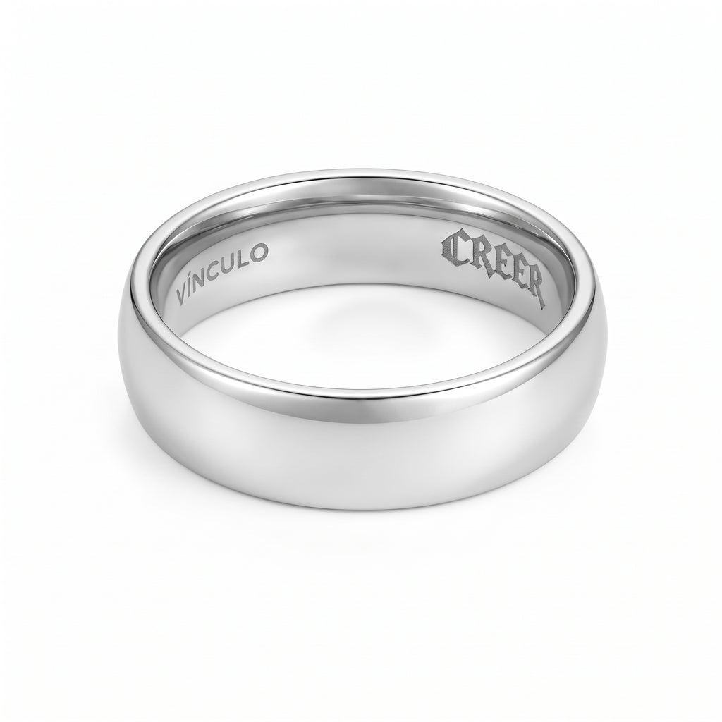 Pilar Polished Round Ring