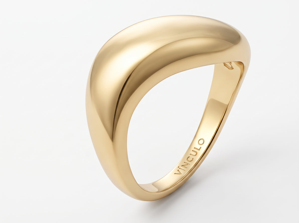 Pilar Irregular Wide Ring