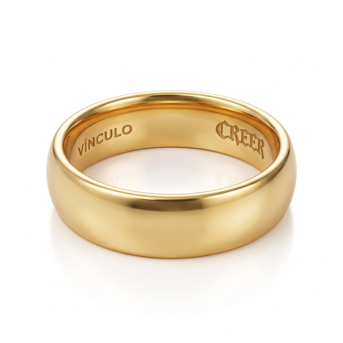 Pilar Polished Round Ring