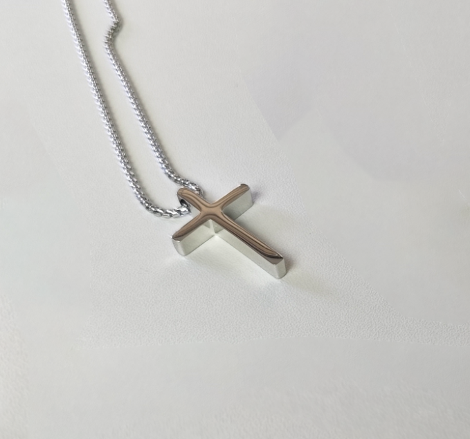 Contigo Slim Cross Necklace